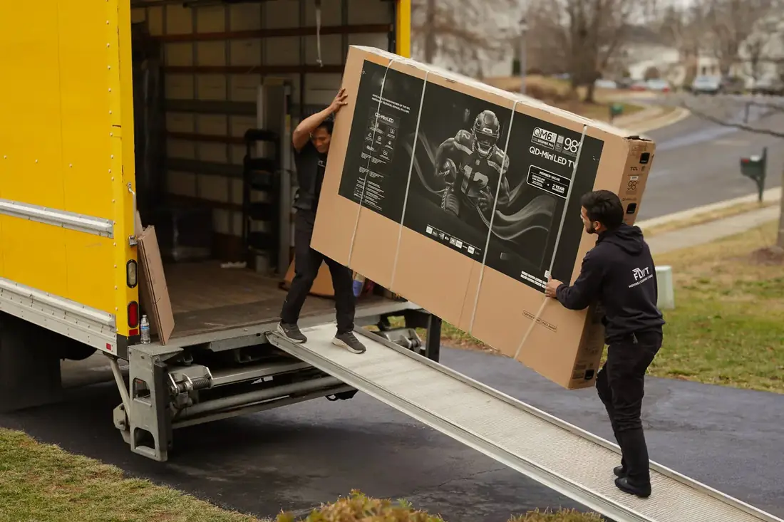 FLYT movers protecting a home