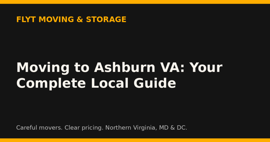 Moving to Ashburn VA: Your Complete Local Guide
