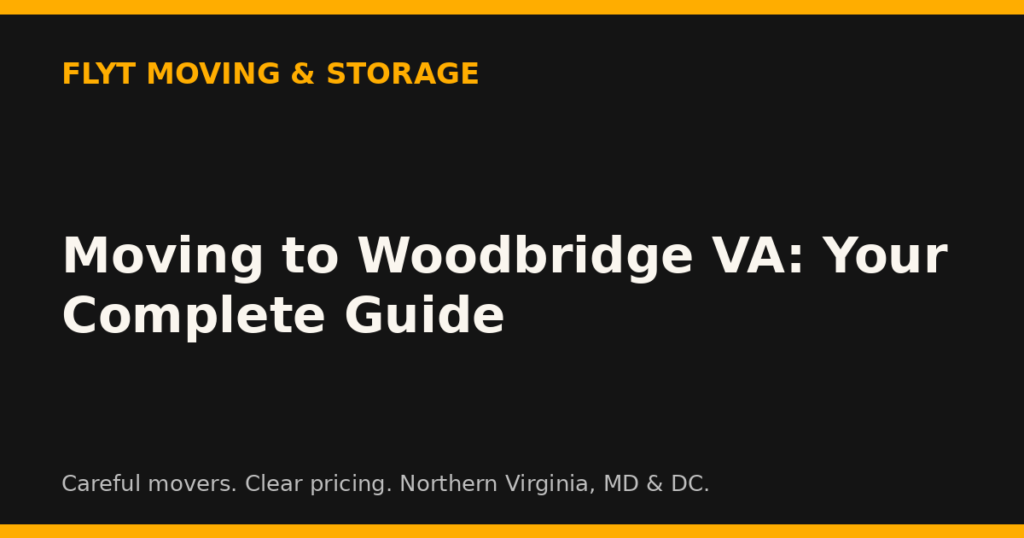 Moving to Woodbridge VA: Your Complete Guide