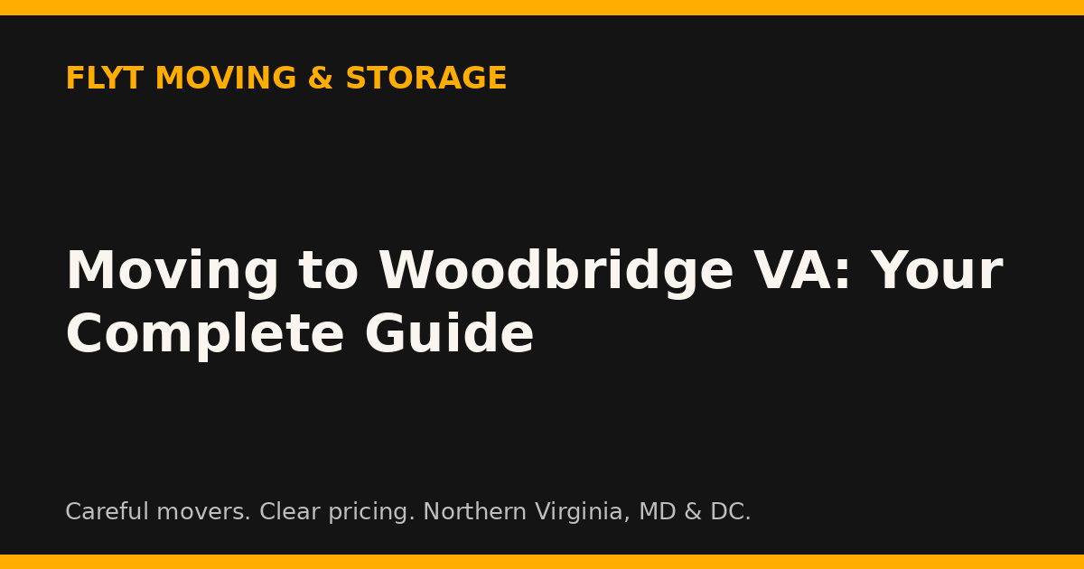 Moving to Woodbridge VA: Your Complete Guide